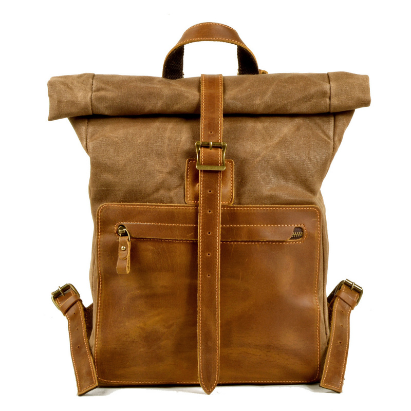 New simple and retro wax canva - Canvas Backpack Casual review and price