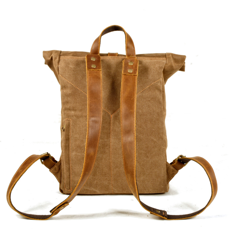 New simple and retro wax canva - Canvas Backpack Casual review and price