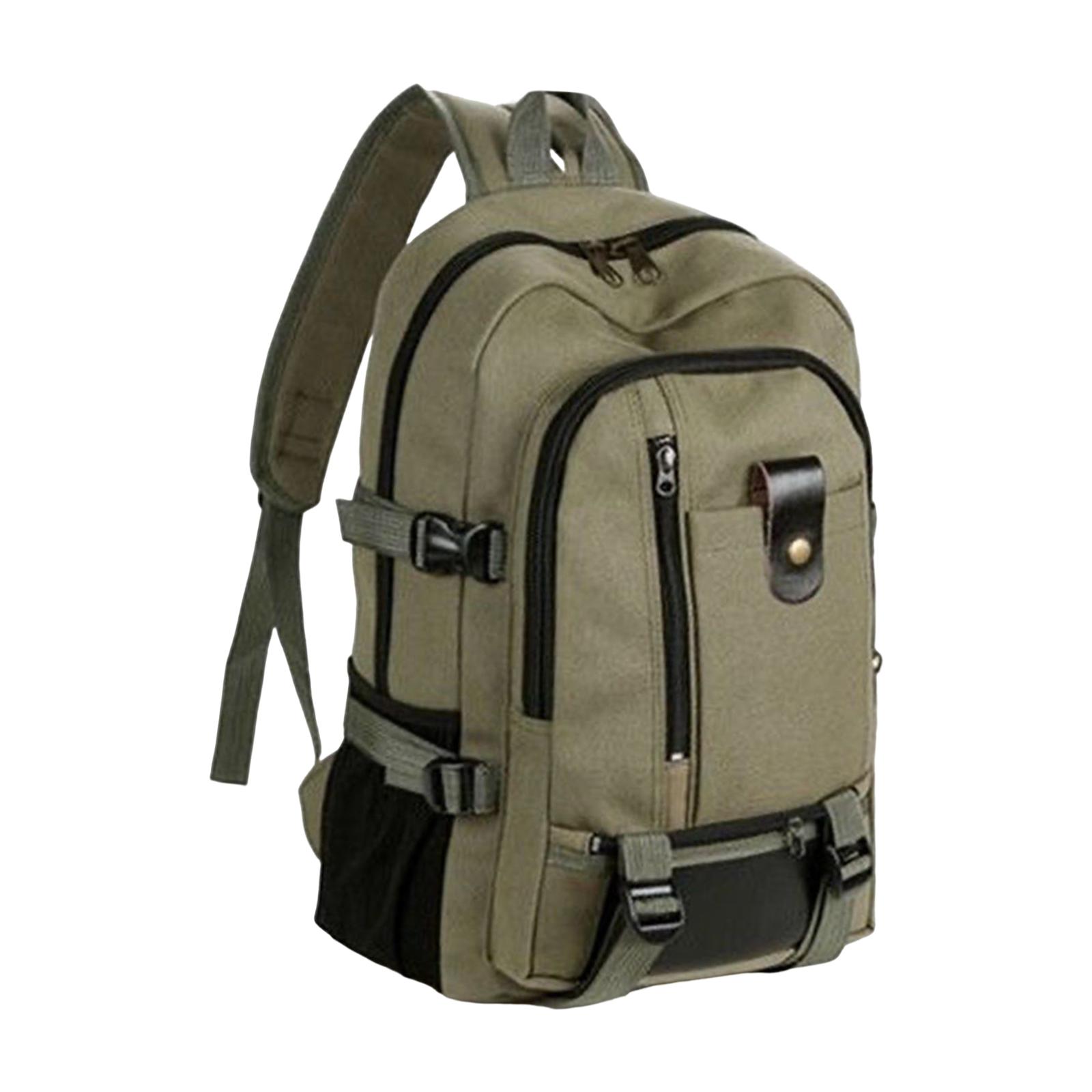 Large Canvas Travel Backpack L - Canvas Backpack Casual review and price