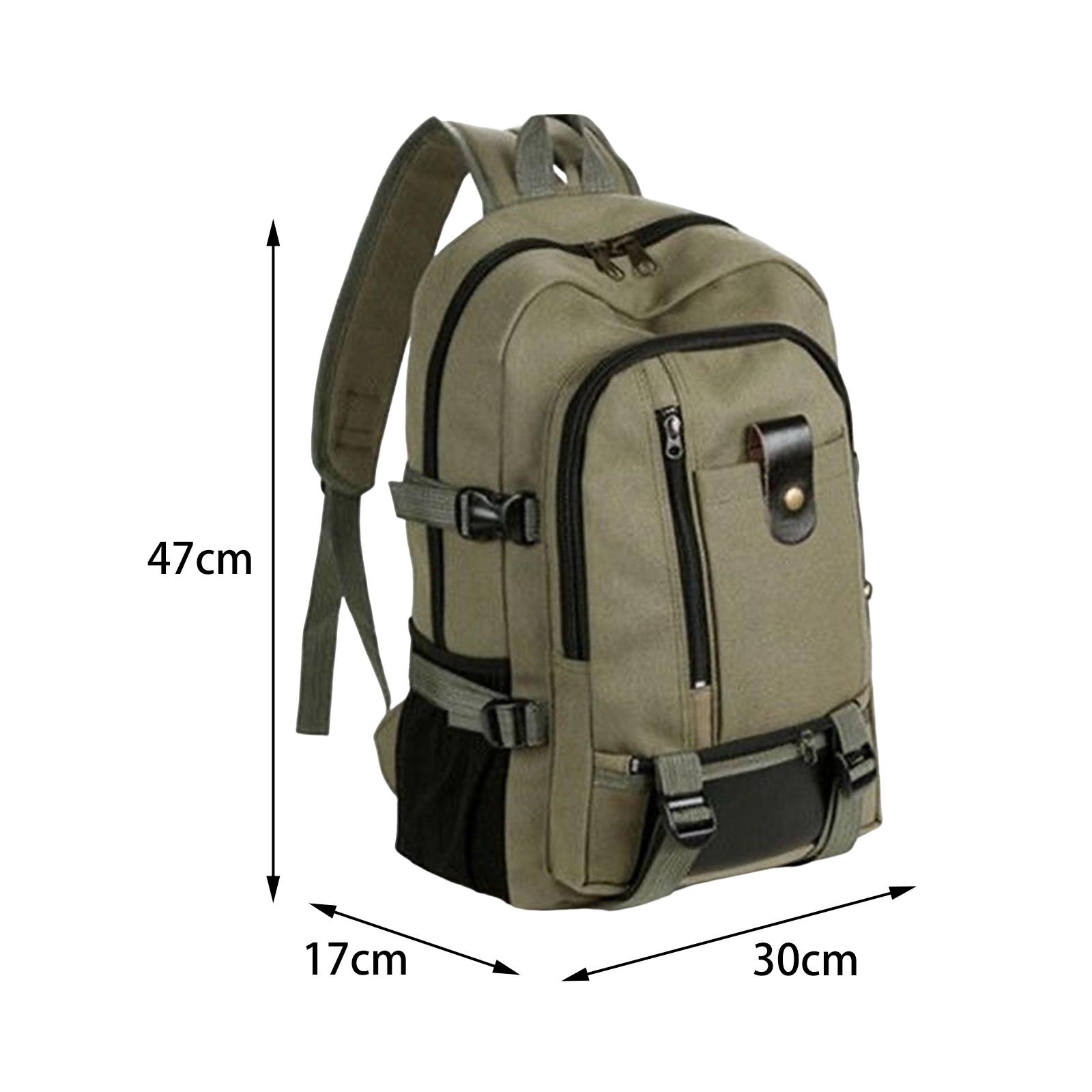 Large Canvas Travel Backpack L - Canvas Backpack Casual review and price